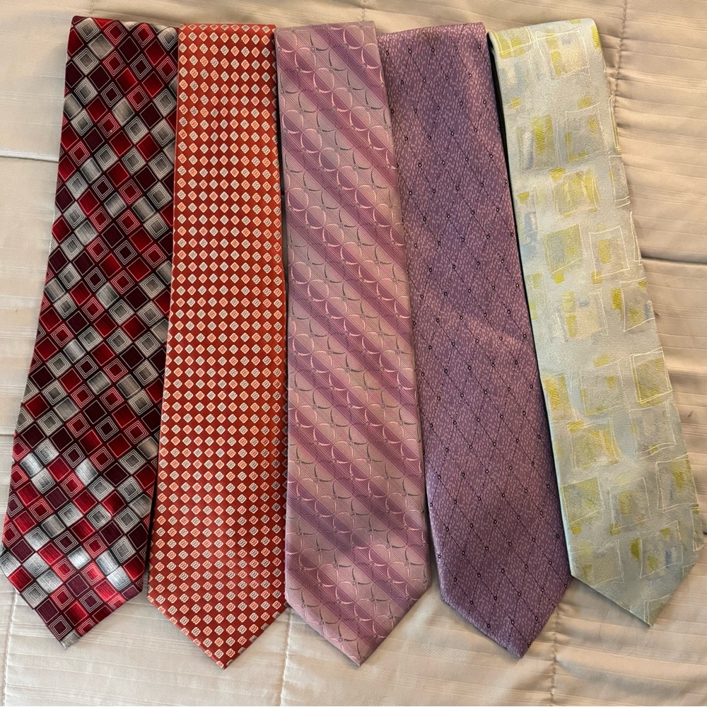 Elegant Men's Tie Set - Multicolor